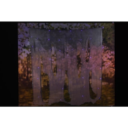 Celebrations Celebrations Halloween Purple 48 ct LED Prelit Hanging Gauze Lights 36049-71